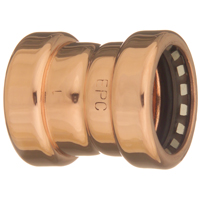 Elkhart Products Corp 10170700 .50 In. Push Fit Copper Coupling With Stop