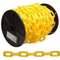 099-0837 Yellow Plastic Chain - 60 Ft.