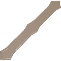 2522919 3 In. Brown Aluminium Downspout Band