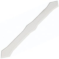 27229 Econo Downspout Band White - 3 In.