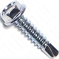 10276 Hex Washer Self-drilling Screws, 8 By .75 In.