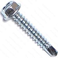 10277 Hex Washer Self-drilling Screws, 8 By 1 In.