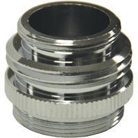 10513 Garden Hose Adapter 27m & F To .75 In., Chrome