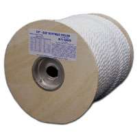 11009 Twisted Nylon Rope White .5 In. X 300 Ft.