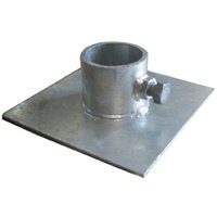 11107 Base Plate Galvanized 6 X 6 In.