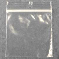 1180 4 X 4 In. Plastic Bag With Hang Hole