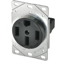 Cooper Wiring 1258-sp 50a 4wire Flush Grounding Receptacle