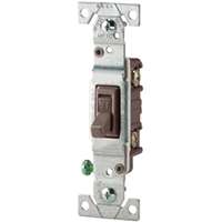 Cooper Wiring 1301-7b Devices Toggle Lighted Switches, Brown