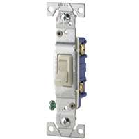 Cooper Wiring 1301-7v Devices Toggle Lighted Switches, Ivory