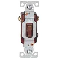 Cooper Wiring 1303b 3 Way Toggle Switch, Brown - 10 Pack