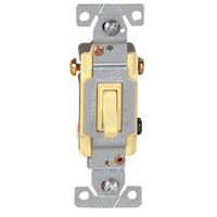 Cooper Wiring 1303v 3 Way Toggle Switch, Ivory - 10 Pack