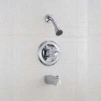 1348 Classic Chrome Single Handle Tub And Shower Faucet