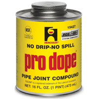 15427 Pro Dope 1 Pint Thread Sealant Screw Cap With Brush