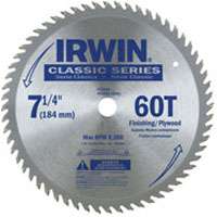 Irwin Industrial 15530 60 Teeth Circular Blade - 7.25 In.