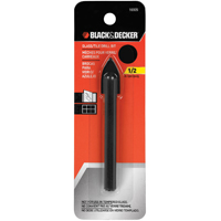 16905 Glass And Tile Drill Bits, .5 In.