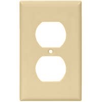 Cooper Wiring 2132v 1 Gang Ivory Recptacle Plate 10 Pack