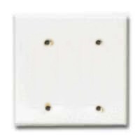 Cooper Wiring 2137w-box 2 Gang White Blank Plate