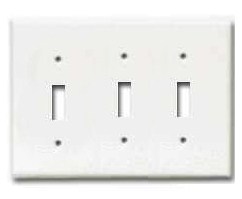 Cooper Wiring 2141w-box 3 - Gang Standard Switch Plate, White