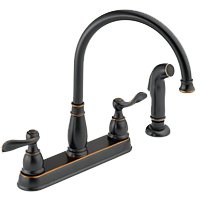 21996lf-ob Kitchen Faucet 2 Handel Spray - Oil Rubbed Bronze