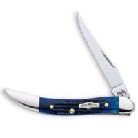 Pocket Knives 2804 Blue Bone 1 Blade Knife