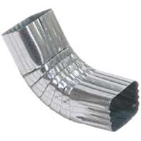29264 2 X 3 In. Galvanized Downspout Front Elbow - 75 Degree