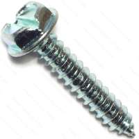 Midwest Fastener 2937 10 X 1 In. Tap Slotted Hex Zinc Screw