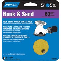 49168 5 In. Hook & Sand Paper 5 Hole 60 Grit