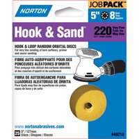 49218 5 In. Hook & Sand Disc 8 Hole 220 Grit