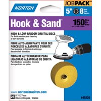 49220 5 In. Hook & Sand Disc 8 Hole 150 Grit