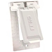 Weatherproof 5103-1 Gfci Weatherproof Single Gang Vertical Outlet Covers White