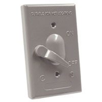 Weatherproof 5121-5 1 Gang Switch With Cover Vertical