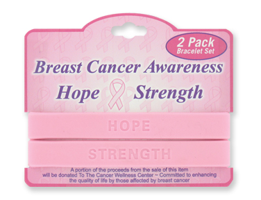 Bca-2bnd Breast Cancer Awareness Band Bracelet - Pack Of 2