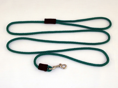 P10406emeraldgreen Small Dog Snap Leash 0.25 In. Diameter By 6 Ft. - Emerald Green