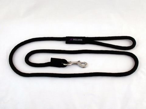 P10606black Dog Snap Leash 0.37 In. Diameter By 6 Ft. - Black