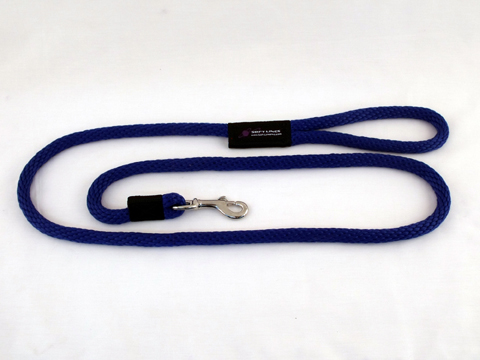 P10608royalblue Dog Snap Leash 0.37 In. Diameter By 8 Ft. - Royal Blue