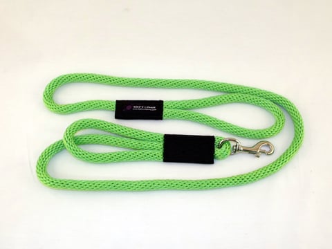 Pss10606limegreen 2 Handled Sidewalk Safety Dog Snap Leash 0.37 In. Diameter By 6 Ft. - Lime Green