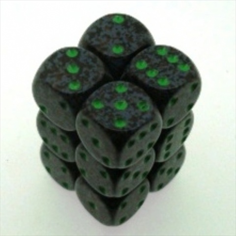 Manufacturing 25710 Earth Speckled - 6 Sided 16 mm Dice Set Of 12