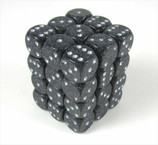Manufacturing 25918 Ninja Speckled - 6 Sided 12 mm Dice Set Of 36