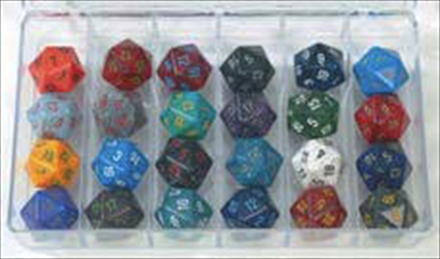 Manufacturing 29956 Speckled 34 mm D20 Dice Sampler