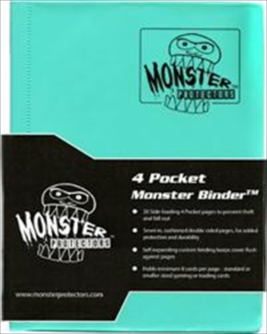 4PTEA Binder 4 Pocket Monster - Matte Teal