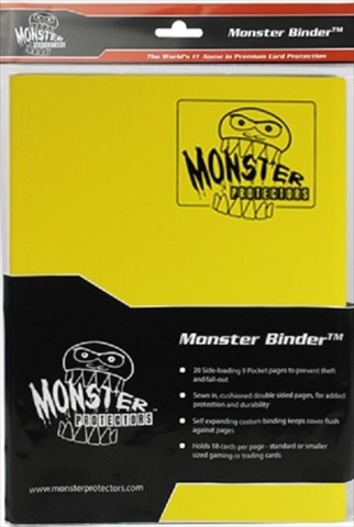 9PYLW Binder 9 Pocket Monster - Matte Yellow