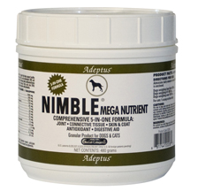 Adeptus Solid Wood Nutrition 20208 Nimble Mega Nutrient For Pets 1.5 Lbs.