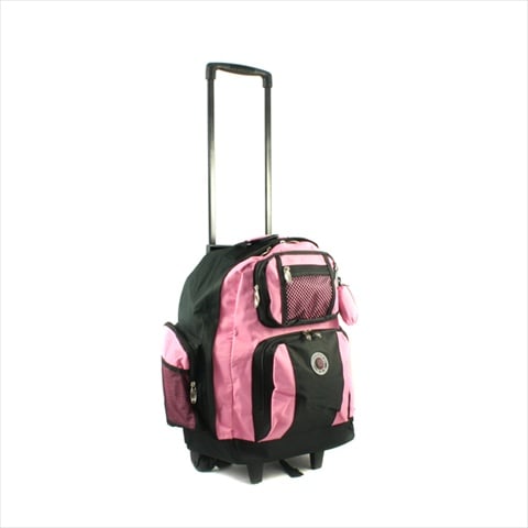 738131-pnk Roll-away Deluxe Rolling Backpack, Pink