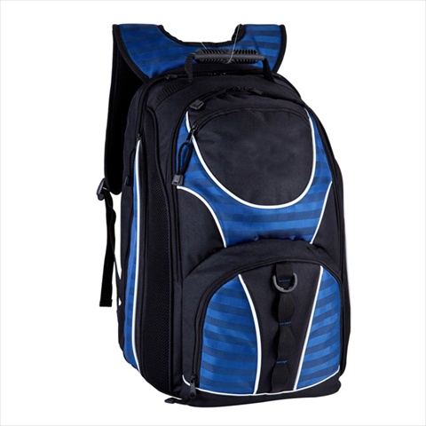 G8363-blu 17 In. Checkpoint Friendly Laptop Backpack, Blue