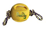360-02 6.8 In. Interactive Grip Ball Large With Tugger Rope