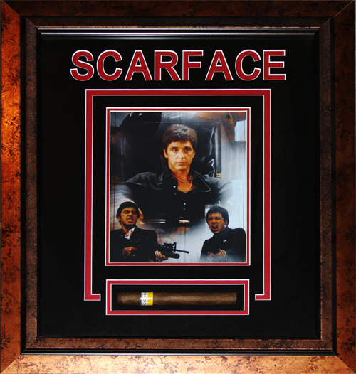 Al Pacino Scarface Cigar Photograph Frame