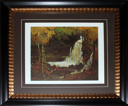Woodland Waterfall - 1916-1917 Canada Art Frame