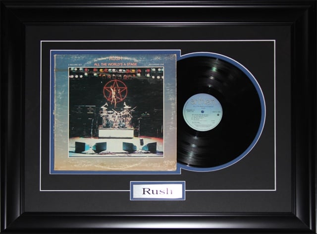 Rush Music Album Record Frame