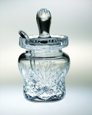Ma-132 Majestic 6 In. Crystal Honey Jar With Spoon