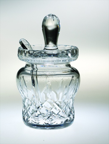 Pl-132 Plaza 6 In. Crystal Honey Jar With Spoon
